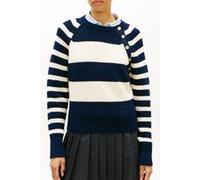 Tommy Hilfiger Gold Button Utility Ls Big Brt Dark Night/calico Taille: S | Pulls Outlet | Femme | Le Noir