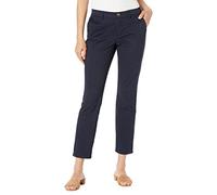 Tommy Hilfiger Hampton Pantalon Chino pour Femme, Pantalon léger avec Coupe décontractée, Bleu Marine, 48
