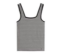 TOMMY HILFIGER Haut noir / blanc, Taille XXL