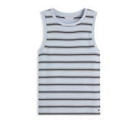 TOMMY HILFIGER Haut 'Stripe Slim Tank' bleu clair / noir / blanc, Taille XS