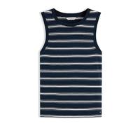 Tommy Hilfiger Débardeur à Rayures Multiples, WW0WW50025 pour Femme, Blanc (Multi STP Dark Night Navy/Ecru), L