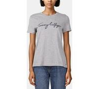 Tommy Hilfiger Heritage Crew Neck T-shirt Loose Fit Light Grey Taille: S | T-shirts Outlet | Femme | Gris