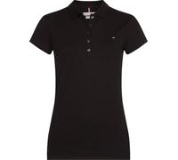 Tommy Hilfiger Polo Manches Courtes Femme 1985 Polo Slim Fit, Noir (Black), L