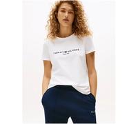 Tommy Hilfiger Heritage T-shirt col rond coupe classique Femme blanc - Taille-M