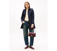 Tommy Hilfiger Veste Femme Heritage Single Breasted Trench Mi-Saison, Bleu (Midnight), 3XL