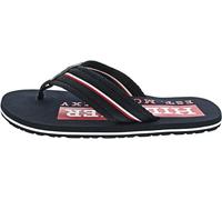Tommy Hilfiger Herren Flip Flops Corporate Beach Sandal Zehentrenner, Blau (Desert Sky), 42