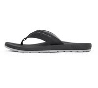 Tommy Hilfiger Herren Flip Flops Molded Beach Sandal mit Logo, Schwarz (Black), 44
