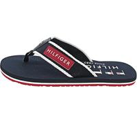 Tommy Hilfiger Tongs Homme Patch Beach Sandal avec Logo, Bleu (Desert Sky), 40