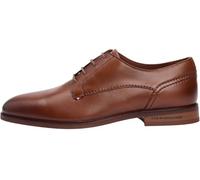 Tommy Hilfiger Hilfiger Chaussures habillées en Cuir pour Homme FM0FM05777 Derby, Marron (Argile Gingembre), Pointure 41