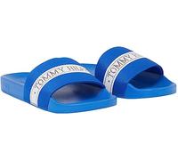 Tommy Hilfiger Hilfiger Fw0fw08529Slides Piscine avec sangle pour femme, Bleu Ultra Bleu, 36 EU