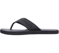 Tommy Hilfiger – Tongs homme Hilfiger Leather FM0FM05808 – Cuir – Noir – Taille 42 EU