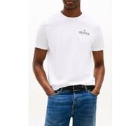 Tommy Hilfiger Hilfiger Stack Regular Fit T-shirt In White Taille: M | T-shirts Basiques Outlet | Homme | Blanche