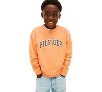 Tommy Hilfiger Hilfiger Varsity Sweatshirt Kb0kb10404, Orange (Faded Sun Kiss), 12 Ans Garçon