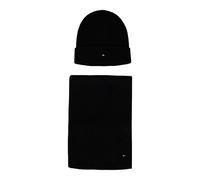 Tommy Hilfiger, Homme, Accessoires, Noir, Taille: ONE Size Flag Beanie And Scarf Gift Set