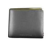 Tommy Hilfiger, Homme, Accessoires, Noir, Taille: ONE Size Portefeuille en cuir noir avec porte-monnaie