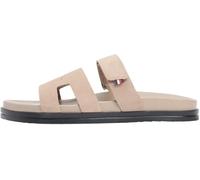 Tommy Hilfiger Homme Adjustable Premium Suede Sandal Fm0fm05774 Plates, Beige (Coastal Taupe), 40 EU