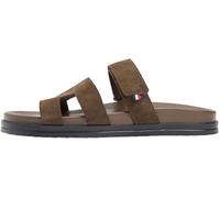 Tommy Hilfiger Homme Adjustable Premium Suede Sandal Fm0fm05774 Plates, Brown (Legacy Brown), 40.5 EU