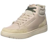 Tommy Hilfiger Homme Baskets Cuvette Basket Core Midcut Chaussures, Beige (Cashmere Creme), 46 EU