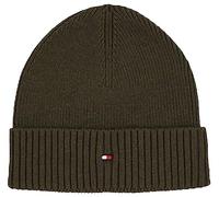 Tommy Hilfiger Homme Bonnet Essential Hiver, Multicolore (Army Green), Taille Unique