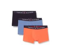 Tommy Hilfiger Homme Boxer Lot de 3 Slip Sous-Vêtement, Multicolore (Crushed Coral/Des Sky/Iron Blue), S