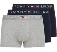 Tommy Hilfiger Homme Boxer Lot de 3 Slip Sous-Vêtement, Multicolore (Des Sky/Grey Htr/Des Sky), XXL