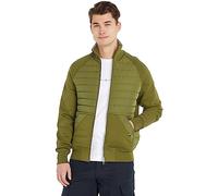 Tommy Hilfiger Homme Cardigan avec Fermeture Éclair, Vert (Putting Green), M
