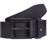 Tommy Hilfiger Homme Ceinture Adan 3,5 cm Cuir, Bleu (Space Blue), 100 cm