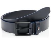 Tommy Hilfiger Homme Ceinture Adan 3,5 cm Cuir, Bleu (Space Blue), 95 cm