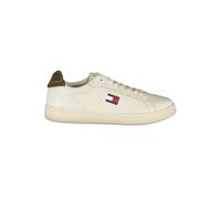 Tommy Hilfiger, Homme, Chaussures, Blanc, Taille: 40 EU Baskets Homme en Cuir Blanc Urban Trendsetter