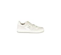 Tommy Hilfiger, Homme, Chaussures, Blanc, Taille: 42 EU Baskets Basses Blanches en Polyester