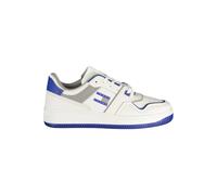 Tommy Hilfiger, Homme, Chaussures, Blanc, Taille: 43 EU Baskets Homme avec Détails Bleus