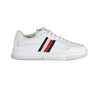 Tommy Hilfiger, Homme, Chaussures, Blanc, Taille: 44 EU Baskets blanches sportives avec détails contrastés