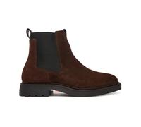 Tommy Hilfiger - Chelsea Bottes en Daim Léger - Homme - Chaussures - Brun - Taille: 43 EU