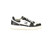 Tommy Jeans Homme TJM Retro Basket Em0Em01610 Bas, Black (Black), 45 EU