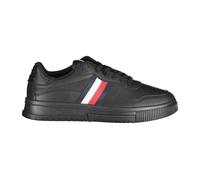 Tommy Hilfiger, Homme, Chaussures, Noir, Taille: 46 EU Baskets Noires Sportives avec Détails Contrastants