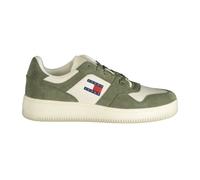 Tommy Hilfiger, Homme, Chaussures, Vert, Taille: 45 EU Baskets Sportives avec Détails Contrastés