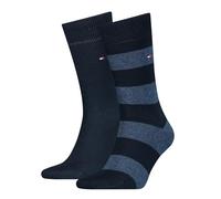 Tommy Hilfiger Rugby - Chaussettes - Lot de 2 - Homme - Bleu (Midnight Blue) - FR: 39-42 (Taille fabricant: 39/42)