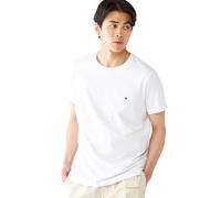 Tommy Hilfiger Homme Core Stretch Slim Cneck Tee T Shirt, Blanc, M EU