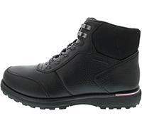 Tommy Hilfiger Bottes Homme Warm en Cuir, Noir (Black), 45