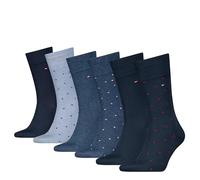 Tommy Hilfiger Homme Dot Classic Sock, Bleu Marine/bleu, 43-46 EU