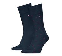 Tommy Hilfiger Homme Dots Classic Sock, Bleu Marine, 43-46 EU