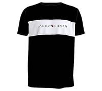 Tommy Hilfiger Homme Drapeau du Logo Cn Tee Haut de pijama, Noir, S EU