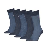 Tommy Hilfiger Herringbone Dot Classic Sock, Denim, 43-46 (Lot de 5) Hommes