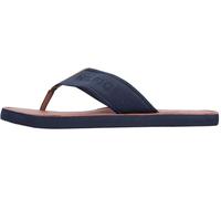 Tommy Hilfiger Homme Hilfiger Leather Beach Sandal Fm0fm05808 Tongs, Blue (Desert Sky), 44 EU