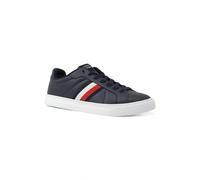 Tommy Hilfiger Homme Icon Court LTH Stripes FM0FM05163 Chaussures Basses, Bleu Desert Sky,44 EU