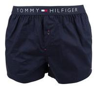 Tommy Hilfiger Homme Icône Coton Woven Boxer, Bleu Bleu G