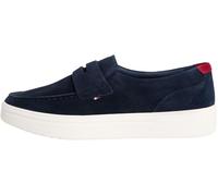 Tommy Hilfiger Homme Modern Light Hybrid Suede Loafer Fm0fm05786 Mocassins, Blue (Desert Sky), 44 EU