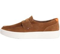 Tommy Hilfiger Homme Modern Light Hybrid Suede Loafer Fm0fm05786 Mocassins, Brown (Coconut Grove), 45 EU