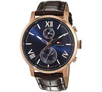 Tommy Hilfiger Homme Multi-cadrans Quartz Montres bracelet avec bracelet en Cuir - 1791308