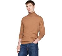 Tommy Hilfiger Homme Pull Cashmere Roll Neck Col Roulé, Beige (Safari Canvas), S
